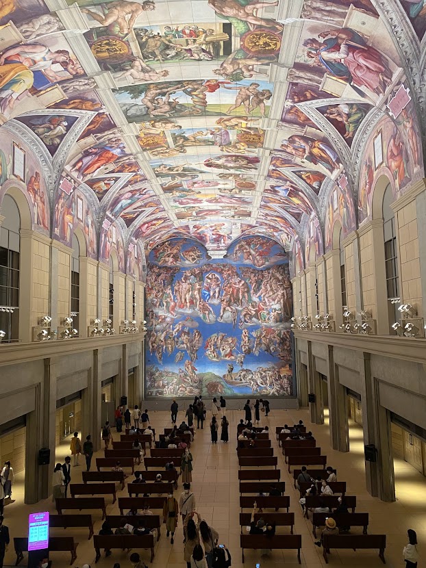 システィーナ礼拝堂　ミケランジェロ・ブオナローティ　大塚国際美術館